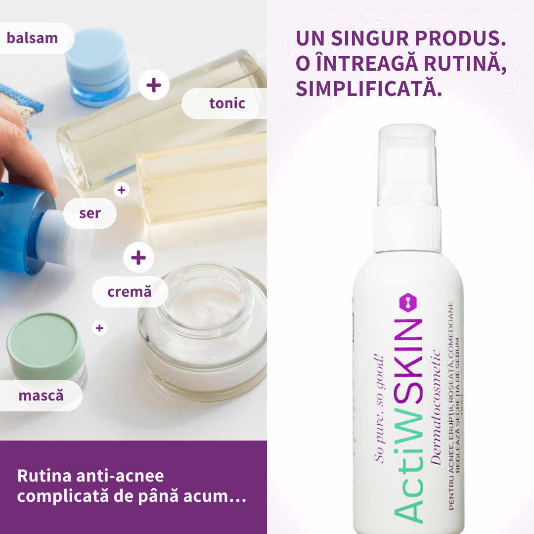 ActiW SKIN -PENTRU ACNEE - Pachet Complet - Tratament 42-50 de zile