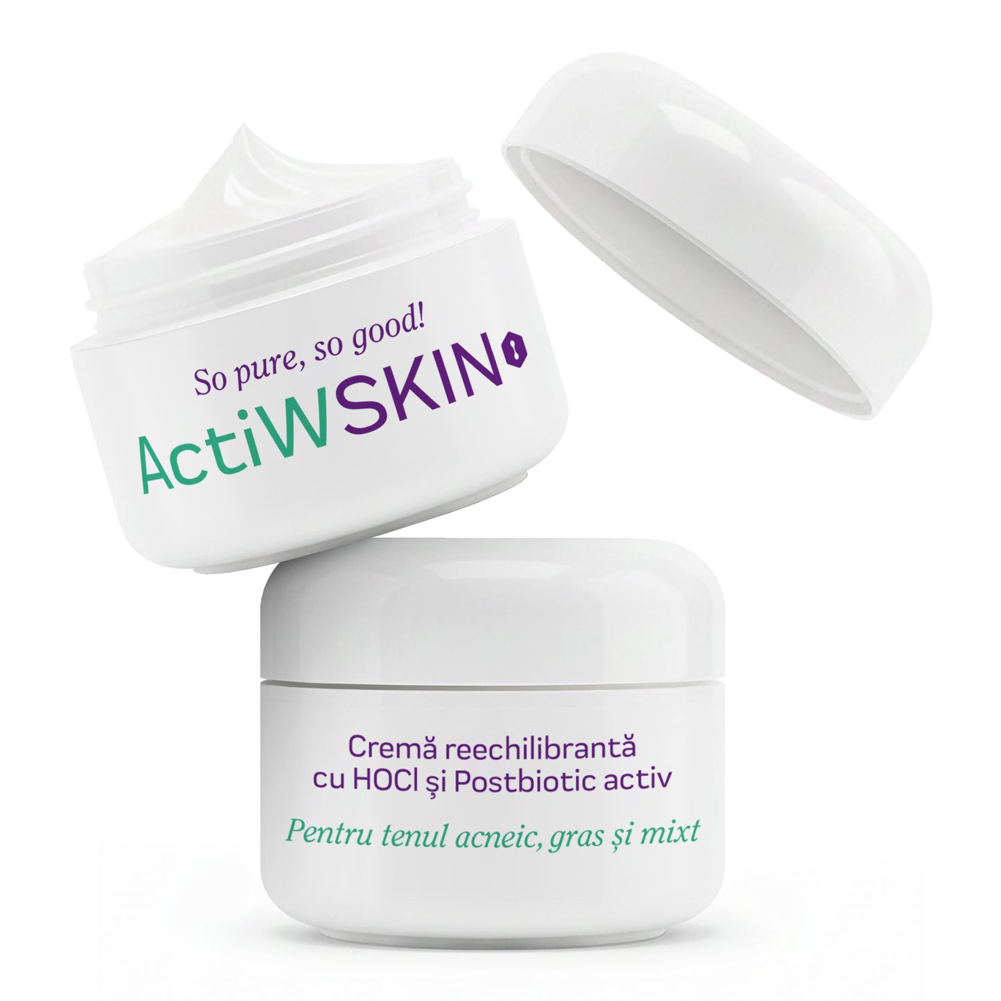 ActiW SKIN – Cremă reechilibrantă cu HOCl și postbiotic activ
