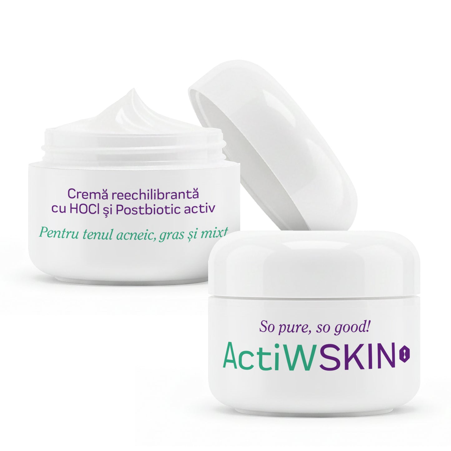 ActiW SKIN – Cremă reechilibrantă cu HOCl și postbiotic activ