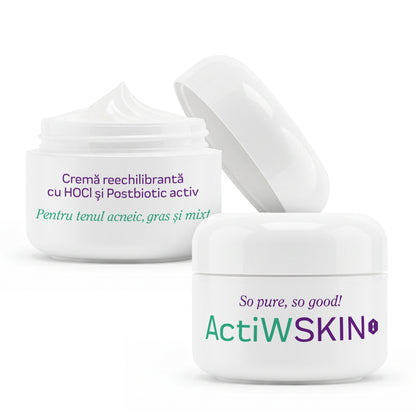 ActiW SKIN – Cremă reechilibrantă cu HOCl și postbiotic activ