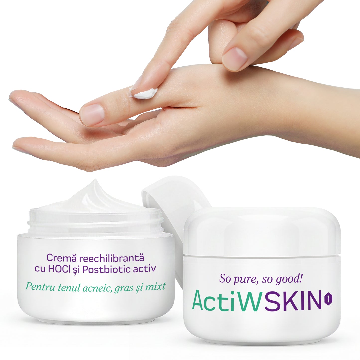 ActiW SKIN – Cremă reechilibrantă cu HOCl și postbiotic activ