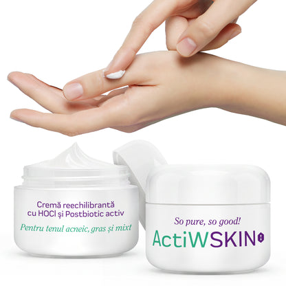 ActiW SKIN – Cremă reechilibrantă cu HOCl și postbiotic activ
