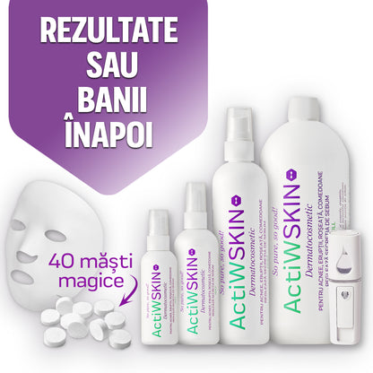 ActiW SKIN -PENTRU ACNEE - Pachet Complet - Tratament 42-50 de zile